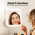 Embellir 10X Magnification LED Makeup Mirror Suction Cup Cordless