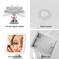 Embellir 10X Magnification LED Makeup Mirror Suction Cup Cordless