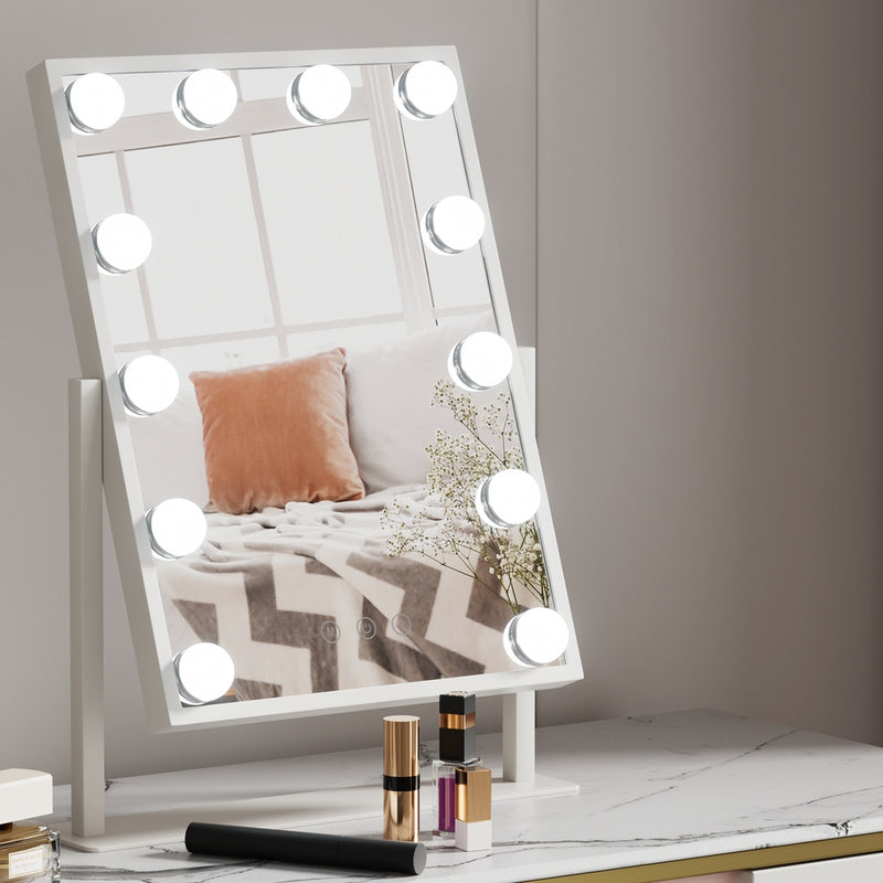 Embellir Makeup Mirror 30x41cm Hollywood LED Vanity Tabletop