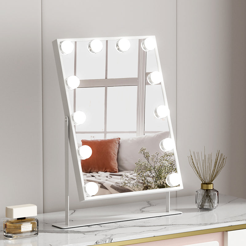 Embellir Hollywood Makeup Mirror 30x40cm LED Light White Bluetooth