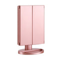 Embellir Makeup Mirror LED 1X 2X 3X Magnifying Tri-Fold Pink