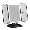 Embellir LED Makeup Mirror Tri-fold 1X 2X 3X Magnification Lighted