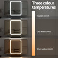 Embellir LED Makeup Mirror Tri-fold 1X 2X 3X Magnification Lighted