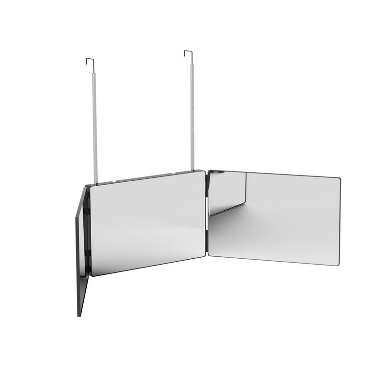 Embellir Trifold Mirror Makeup Portable Adjustable Telescoping Hook