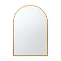 Embellir Arch Wall Mirror, Decorative Gold Frame Mirrors, 61x41cm Bathroom Vanity Mirror, Slim Frame for Living Room Entryway Bedroom Decor