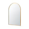 Embellir Arch Wall Mirror, Decorative Gold Frame Mirrors, 61x41cm Bathroom Vanity Mirror, Slim Frame for Living Room Entryway Bedroom Decor