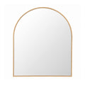 Embellir Arch Wall Mirror, Decorative Gold Frame Mirrors, 86x81cm Bathroom Vanity Mirror, Slim Frame for Living Room Entryway Bedroom Decor