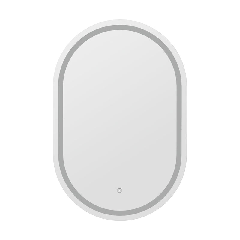 Embellir LED Mirror 50x75cm Oval Bathroom Vanity Wall Light