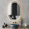 Embellir LED Mirror 50x75cm Oval Bathroom Vanity Wall Light