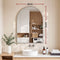Embellir Arch Wall Mirror, Decorative Silver Frame Mirrors, 61x41cm Bathroom Vanity Mirror, Slim Frame for Living Room Entryway Bedroom Decor