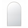 Embellir Arch Wall Mirror, Decorative Silver Frame Mirrors, 86x50cm Bathroom Vanity Mirror, Slim Frame for Living Room Entryway Bedroom Decor