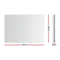 Embellir LED Wall Mirror 70x50cm Bathroom Round Rectangle