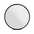 Embellir 60cm Round Black Wall Mirror Makeup Bathroom Frame