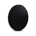 Embellir 60cm Round Black Wall Mirror Makeup Bathroom Frame