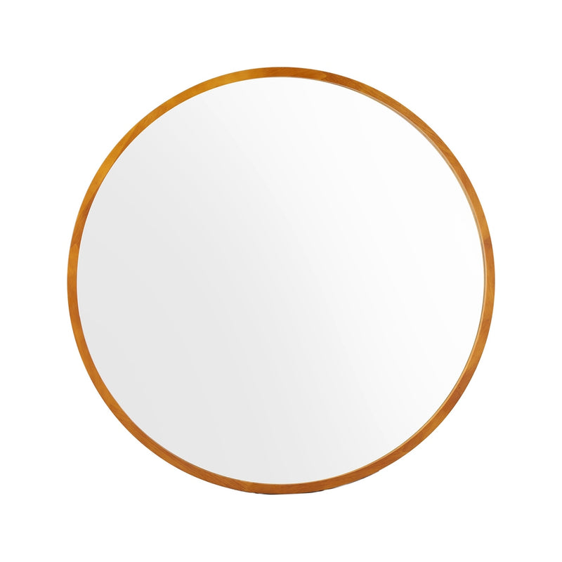 Embellir Wall Mirror Wooden 80cm Makeup Round