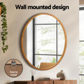 Embellir Wall Mirror Wooden 80cm Makeup Round