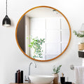 Embellir Wall Mirror Wooden 80cm Makeup Round