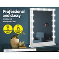 Embellir Hollywood Makeup Mirror 43x61cm LED Vanity Tabletop White