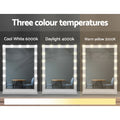 Embellir Hollywood Makeup Mirror 43x61cm LED Vanity Tabletop White