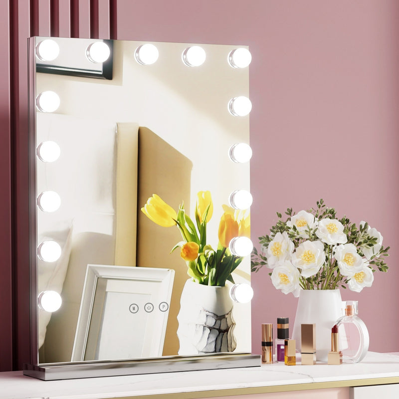 Embellir Hollywood Makeup Mirror 43x61cm LED Light Tabletop Wall