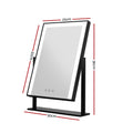 Embellir Makeup Mirror 25x30cm Hollywood LED Lights Black