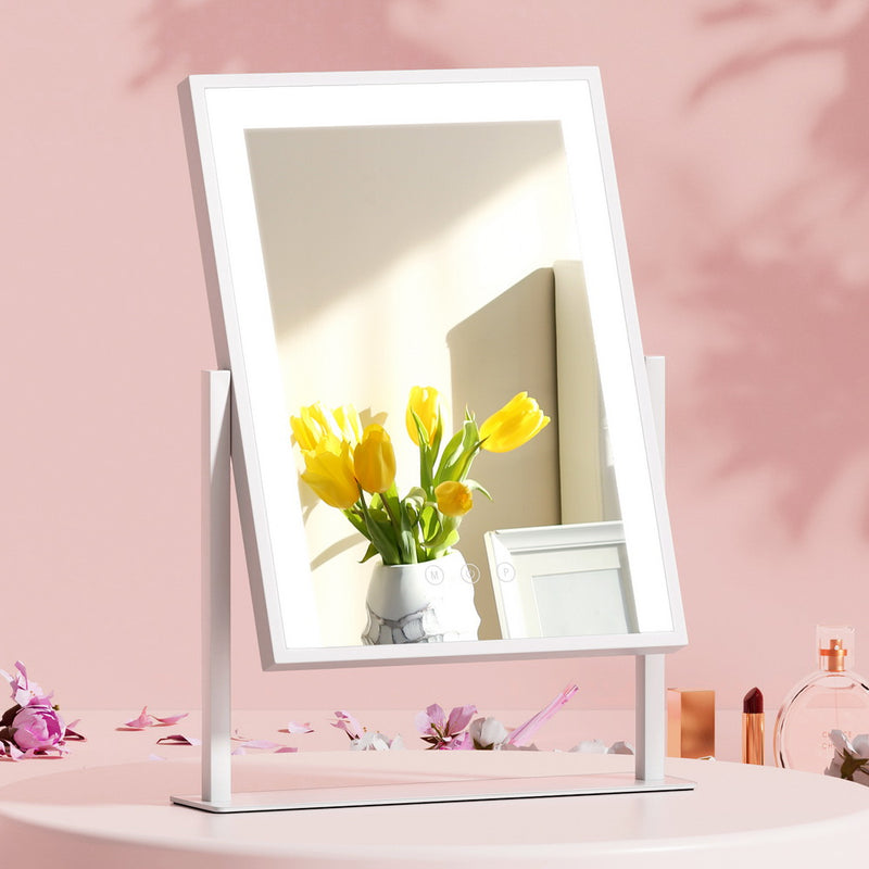 Embellir Hollywood Makeup Mirror 30x40cm LED Light Rotation White
