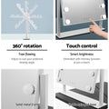 Embellir Hollywood Makeup Mirror 40x50cm LED Light Tabletop Rotation