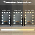 Embellir Hollywood Makeup Mirror 30x48cm LED Light Tabletop Rotation