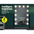 Embellir Hollywood Makeup Mirror 30x48cm LED Light Tabletop Rotation