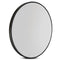 Embellir 70cm Round Black Framed Wall Mirror Bathroom Makeup