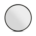 Embellir Round Mirror 90cm Black Frame Bathroom Wall Makeup