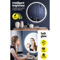Embellir 90cm LED Wall Mirror Round Bathroom Makeup Vanity