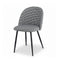 Artiss Dining Chairs Set of 2 Linen Houndstooth Curved