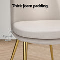 Artiss Dining Chairs Set of 2 Linen Beige High Back