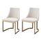 Artiss Dining Chairs Set of 2 Linen Fabric Beige