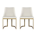 Artiss Dining Chairs Set of 2 Linen Fabric Beige