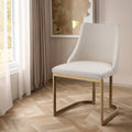 Artiss Dining Chairs Set of 2 Linen Fabric Beige