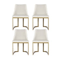 Artiss Dining Chairs Set of 4 Beige Linen Fabric