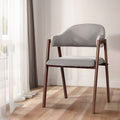 Artiss Dining Chairs Set of 2 Linen Armchair Grey