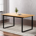 Artiss Dining Table 6 Seater 150CM Rectangular Wooden Kitchen