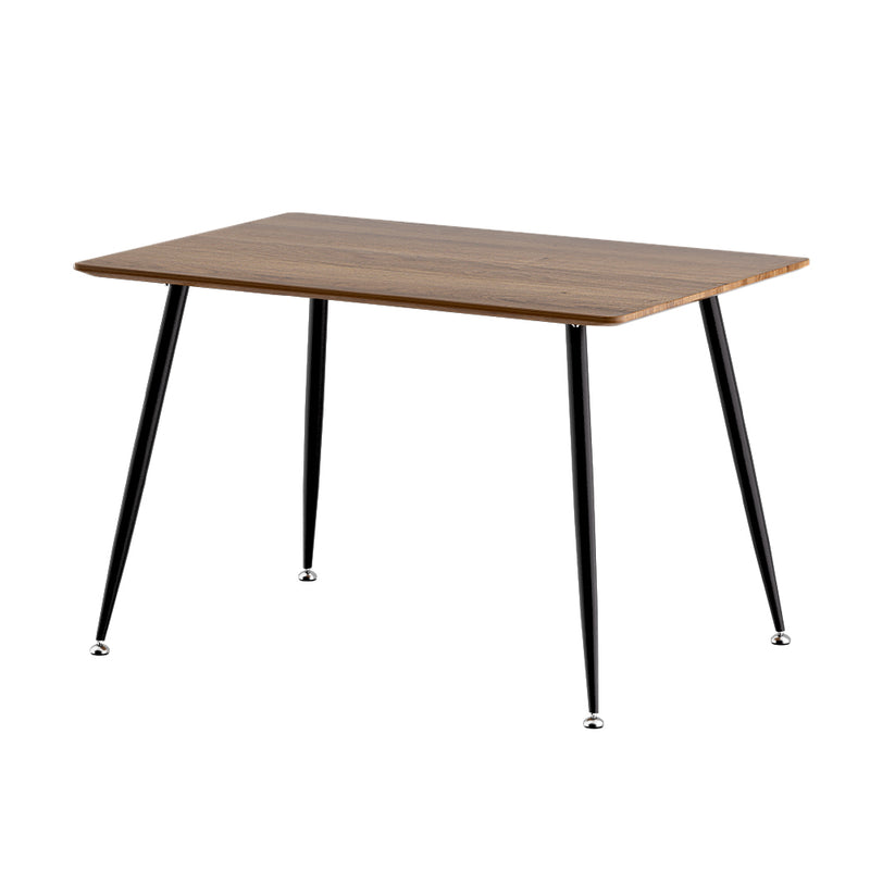 Artiss Dining Table 4 Seater 120CM Wooden Rectangular