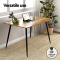 Artiss Dining Table 4 Seater 120CM Wooden Rectangular