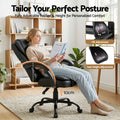 Artiss Massage Office Chair Executive Black PU Leather Gaming