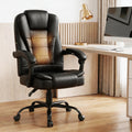 Artiss Massage Office Chair Executive Black PU Leather Gaming