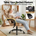 Artiss Massage Office Chair Executive Gaming Brown PU Leather