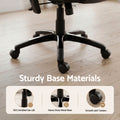 Artiss 8 Point Massage Office Chair Heated Seat Recliner PU Black