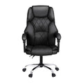 Artiss Massage Office Chair High Back Black Computer Chairs