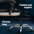 Artiss Massage Office Chair High Back Black Computer Chairs
