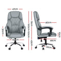 Artiss Massage Office Chair High Back Computer Black