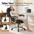 Artiss Massage Office Chair 8 Point Computer Chairs Heated Seat PU Leather Black